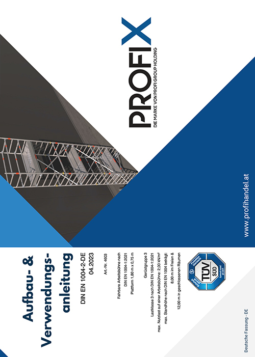AuV fahrbare Arbeitsbühne<br />TYP 4603